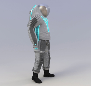 Illustration for article titled NASA reveals its next generation Tron spacesuit